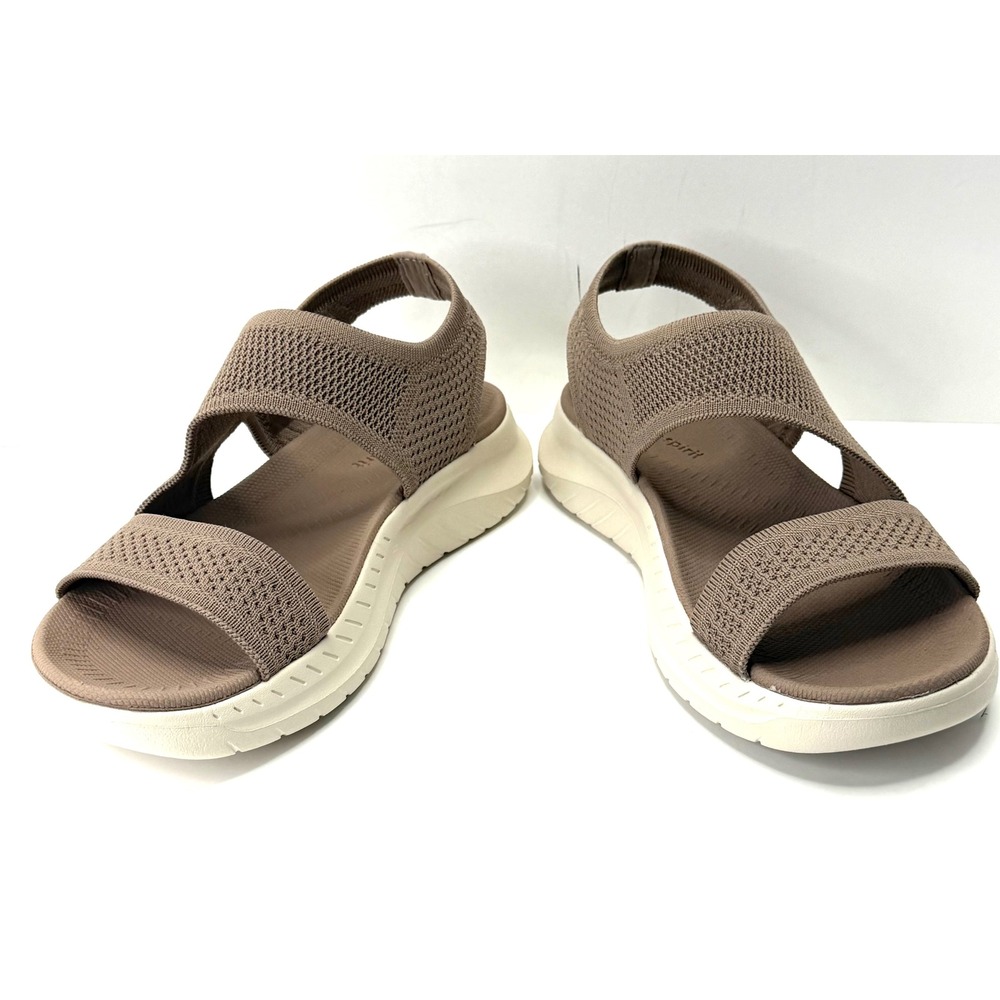 Easy Spirit Women Dailyn Lightweight Sporty Flat Sandals Light Brown Size 8M NWT - Picture 2 of 9